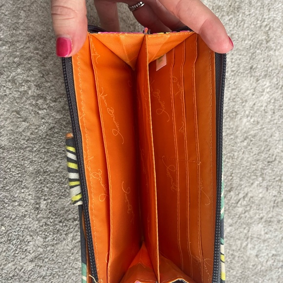 Vera Bradley Quilted Floral Wallet - Black and Multicolor - Picture 4 of 4